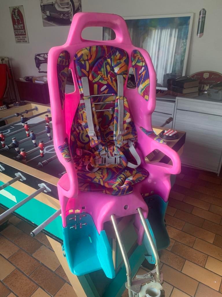 Siège vélo porte bébé vintage 90’s TÜV QUALITÉ, Fietsen en Brommers, Fietsaccessoires | Fietsstoeltjes, Zo goed als nieuw, Ophalen