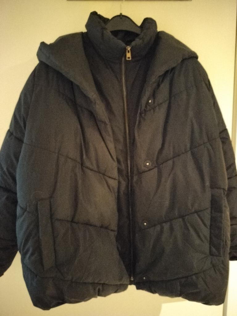 Pufferjas, Kleding | Dames, Zwart, Maat 46/48 (XL) of groter, Ophalen of Verzenden, Zo goed als nieuw