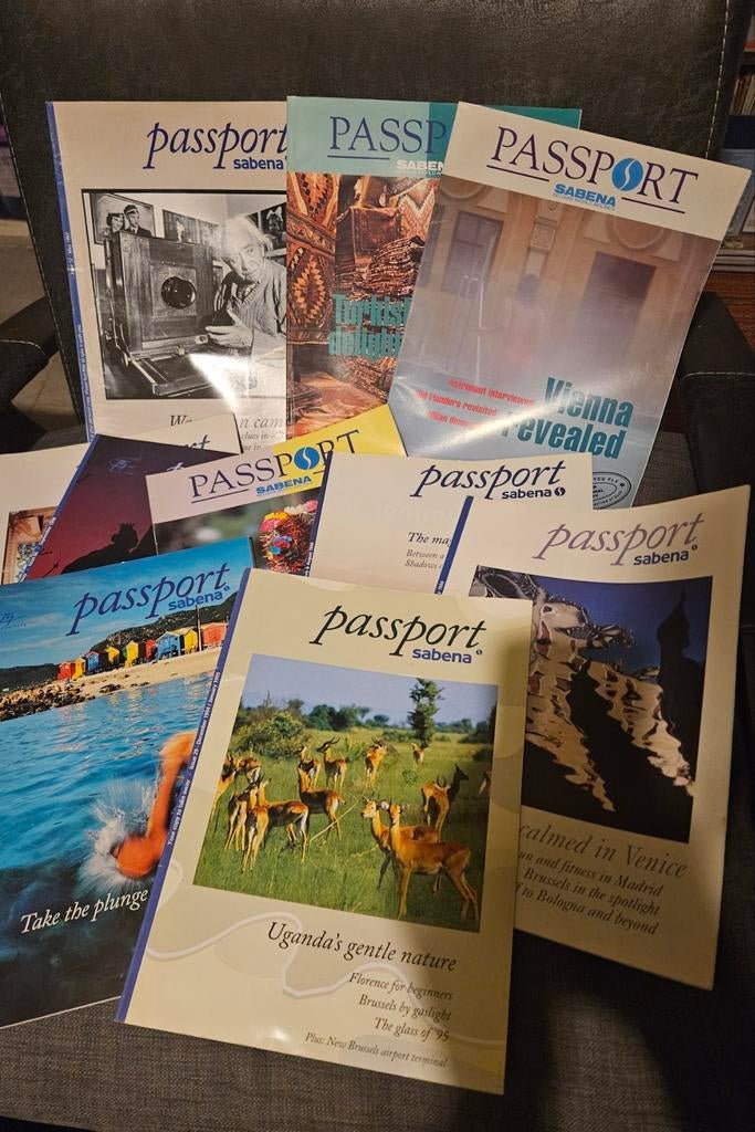 29 x Sabena Passport magazine, Enlèvement ou Envoi, Comme neuf