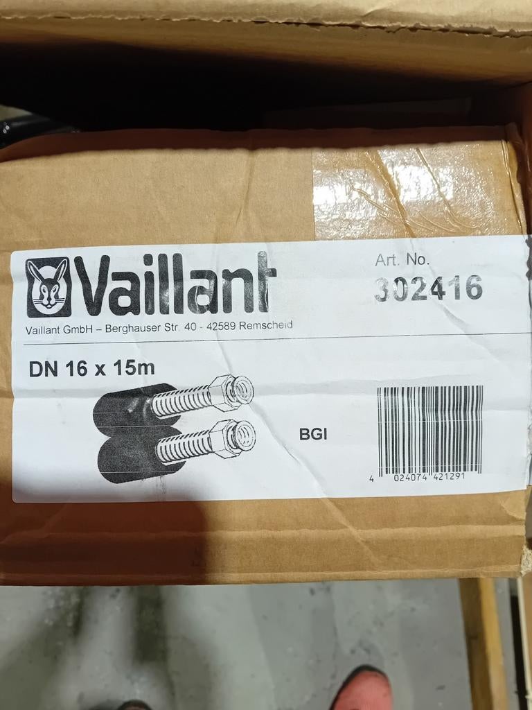 Vaillant aurotherm 2 en 1 double ligne 2 en 1 en acier inoxy, Bricolage & Construction, Chauffe-eau & Boilers, Enlèvement ou Envoi