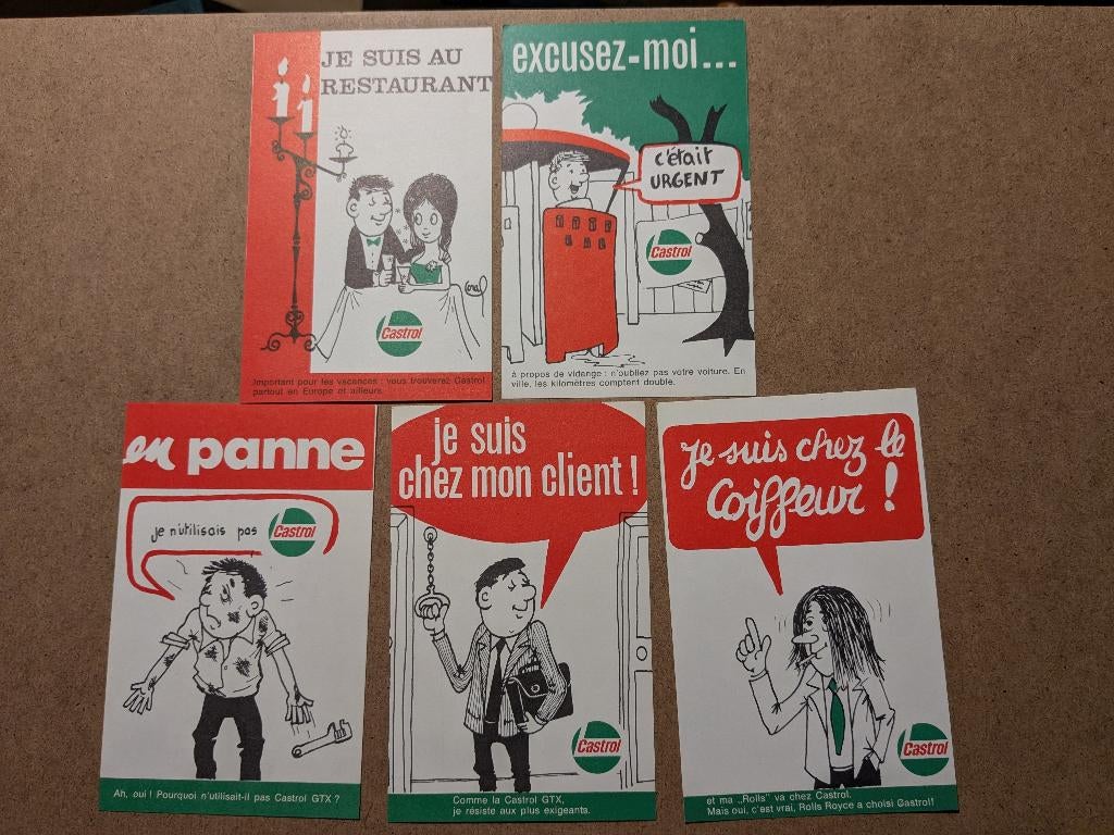 Publicité castrol, Collections, Marques & Objets publicitaires, Enlèvement, Neuf