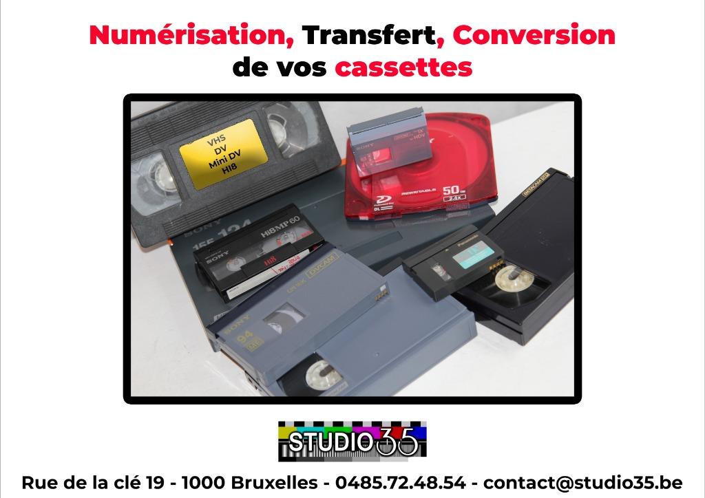 SERVICE DE NUMÉRISATION PROFESSIONNEL, Audio, Tv en Foto, Overige Audio, Tv en Foto, Ophalen of Verzenden