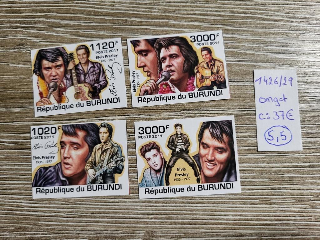 Burundi ongetand, Ophalen of Verzenden, Postfris, Postfris