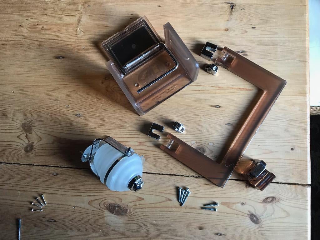 retro badkameraccessoires Allibert jaren '80, Huis en Inrichting, Ophalen, Zo goed als nieuw, Overige kleuren, Overige typen