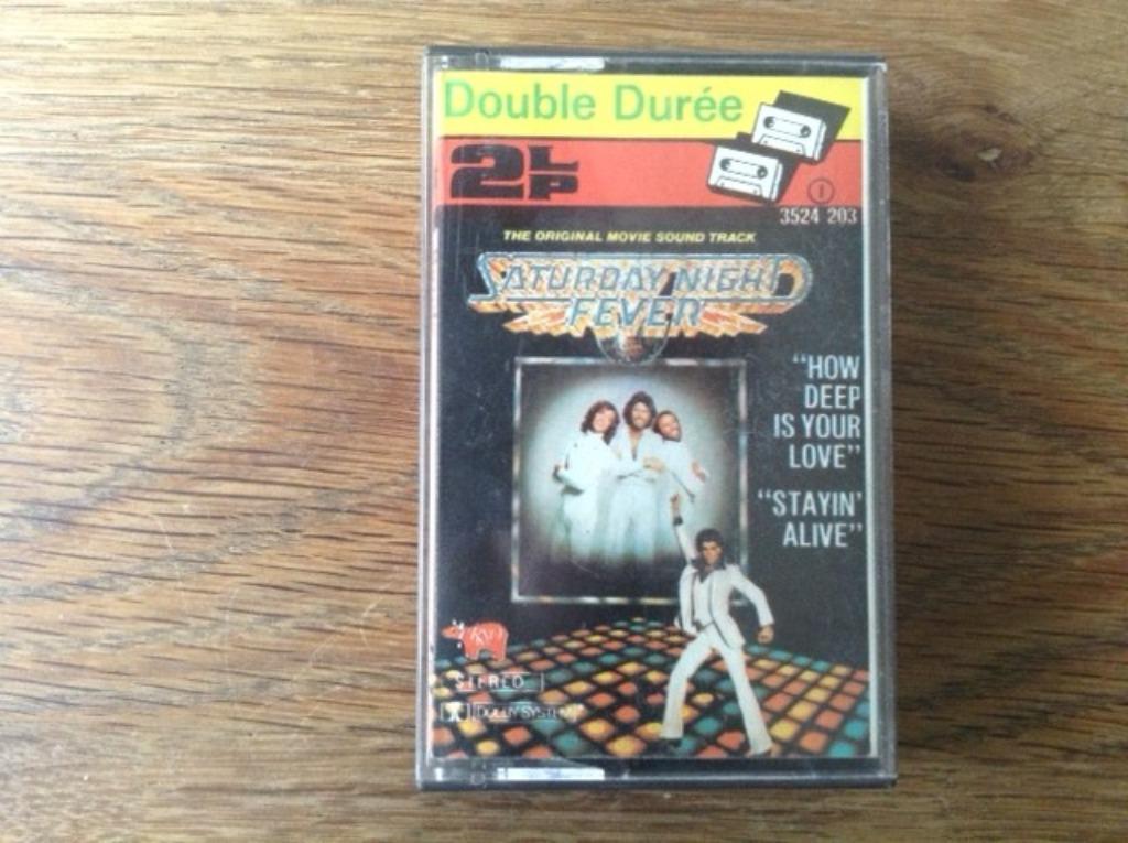 muziekcassette saturday night fever, CD & DVD, Enlèvement ou Envoi, Musique de films et Bandes son, 1 cassette audio, Originale