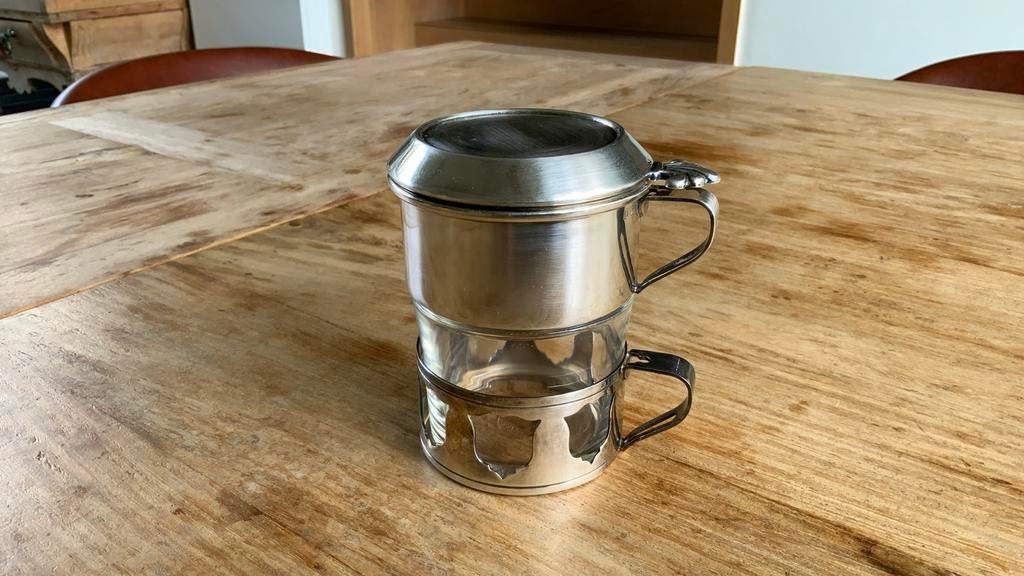 Zilver koffiefilter tas, Antiek en Kunst, Ophalen of Verzenden, Zilver