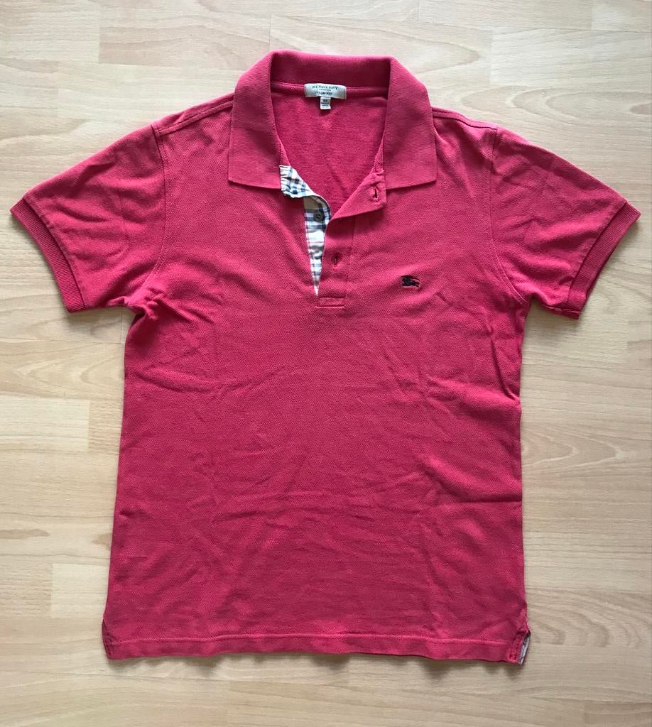 BURBERRY Polo T-Shirt Authentique - XS, Vêtements | Hommes, Polos, Porté, Taille 46 (S) ou plus petite, Rouge, Enlèvement