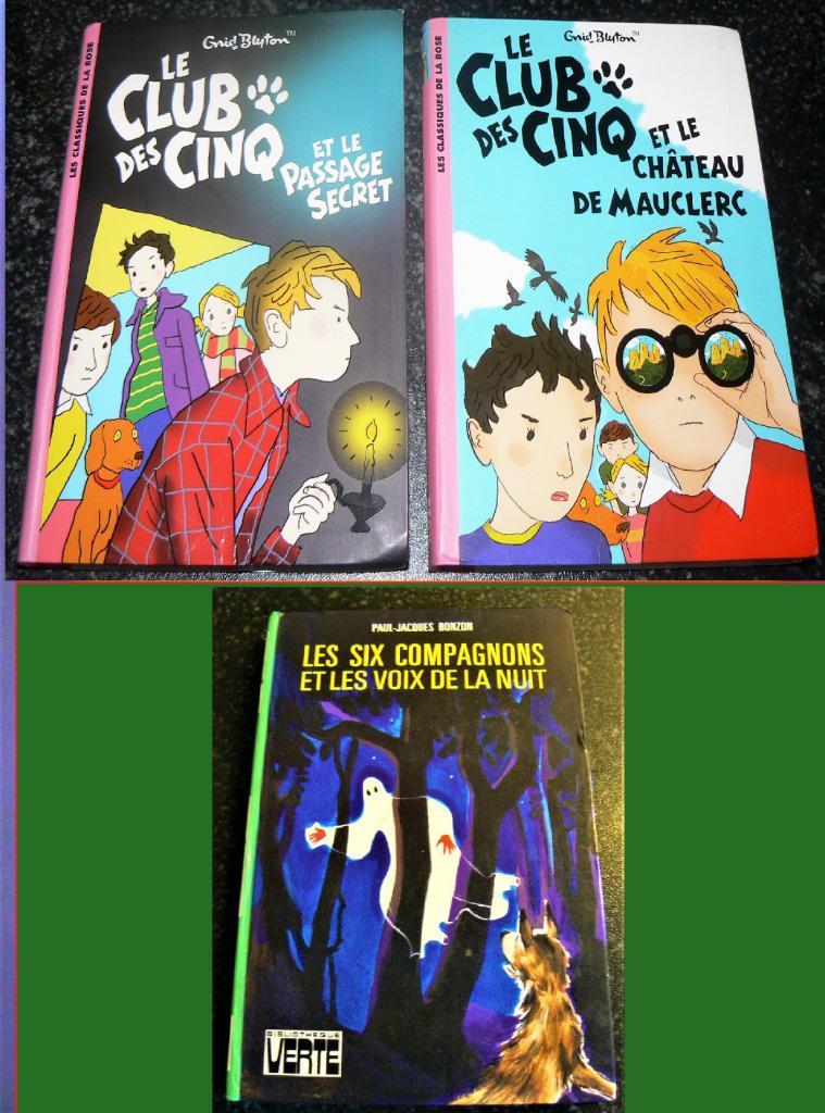 2 livres neufs le club des cinq et 1 livre les six compagnon, Livres, Enlèvement ou Envoi, Neuf, Fiction