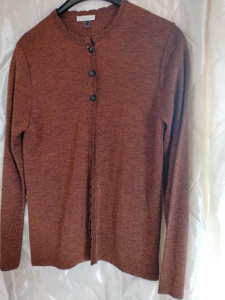 Bruine cardigan voor dames,Oliver Strelli,maat:42., Taille 42/44 (L), Oliver Strelli, Enlèvement ou Envoi, Brun