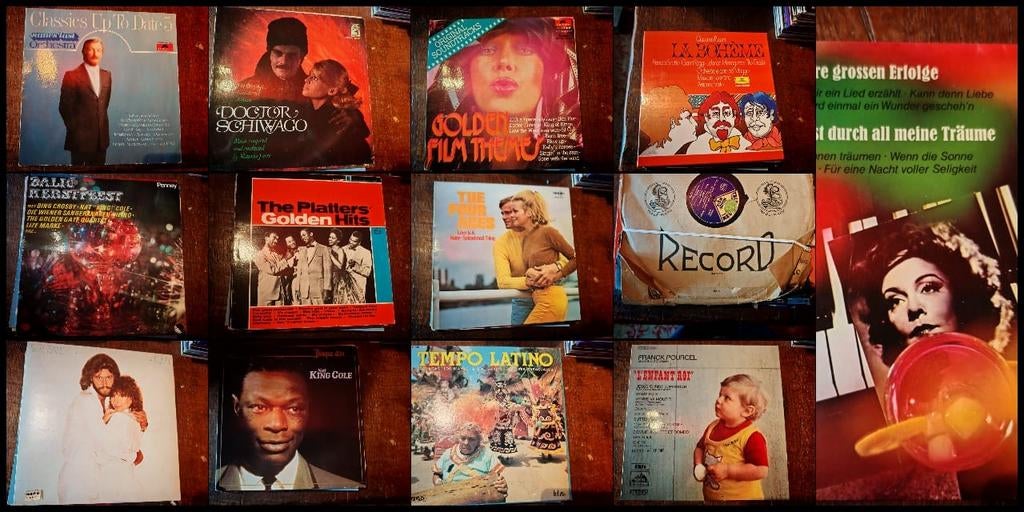 Collection de disques vinyles, Enlèvement