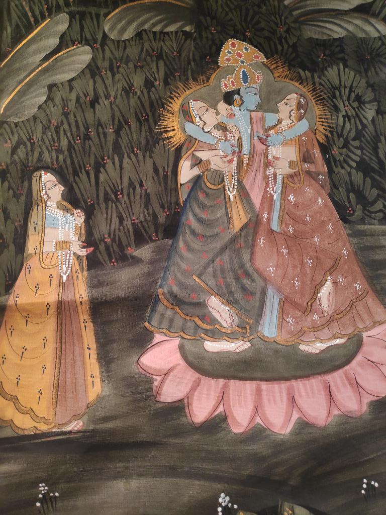 BATIK SOIE 120x177 (Inde), Antiquités & Art, Enlèvement