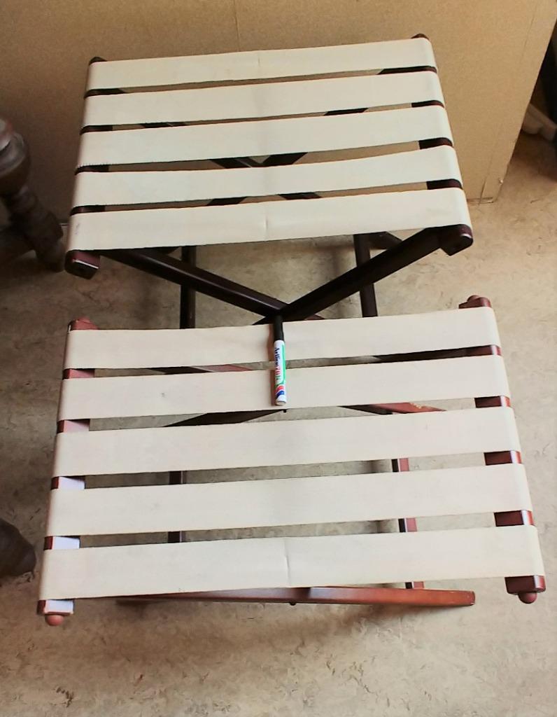 2 Koffer - hotel vouwstaanders - Luggage, Handtassen en Accessoires, Koffers, 60 tot 70 cm, Overige materialen, 45 tot 55 cm, Ophalen of Verzenden