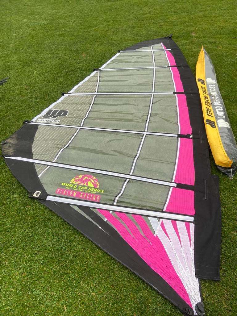 Voile UP slalom racîng 7.5m2, Sports nautiques & Bateaux, 7 m² ou plus, Enlèvement, Utilisé, Avec sac de transport