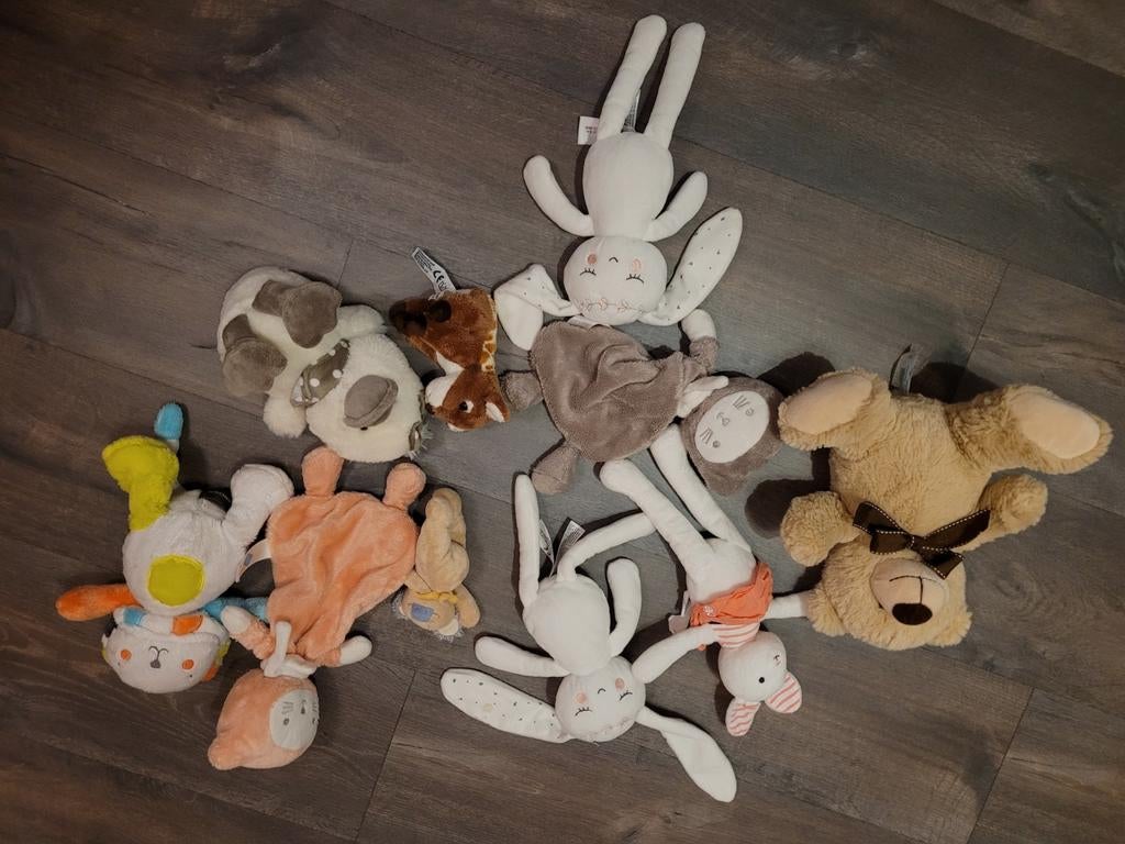 Lot de doudous & peluches bébé – Très doux, Enlèvement, Ours