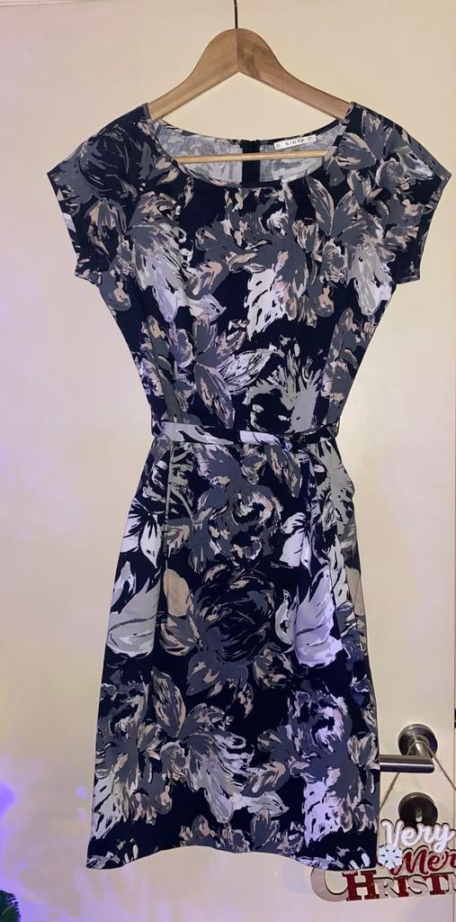 🔥 Gigue - jurk met bloemenprint - maat 36, Kleding | Dames, Ophalen of Verzenden, Zo goed als nieuw, Maat 36 (S)