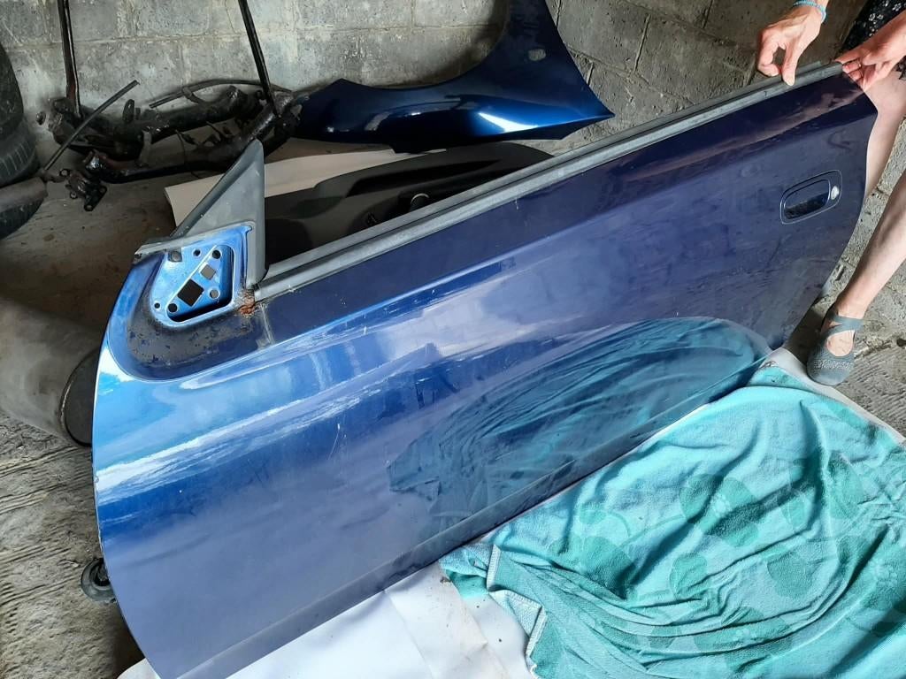 portière gauche bleu 8m6 toyota celica t23 7gen, Utilisé, Porte, Gauche, Toyota