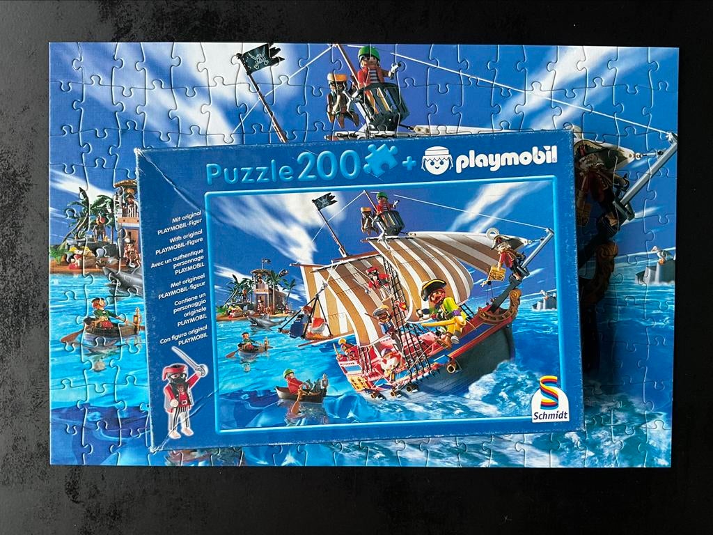 Puzzel plamobil, Ophalen, Gebruikt