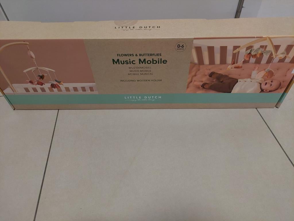 Mobiel Little Dutch, Kinderen en Baby's, Ophalen, Zo goed als nieuw, Mobiel, Met geluid