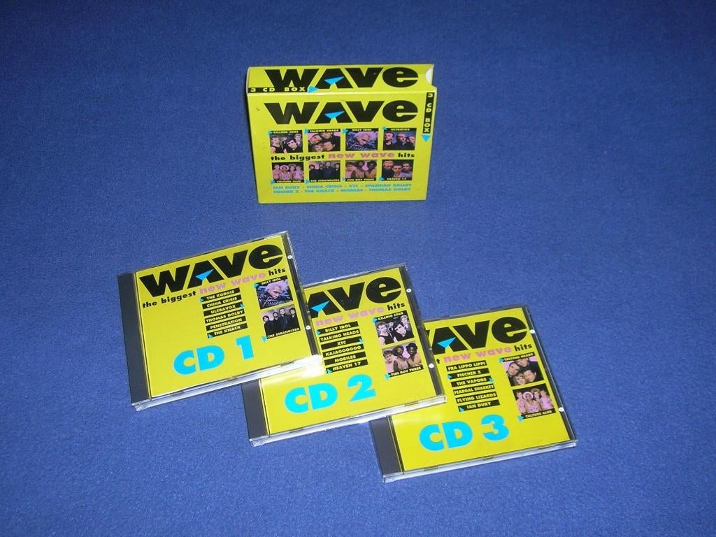 3 CD box WAVE ( New Wave ), Enlèvement ou Envoi, Autres genres, Coffret