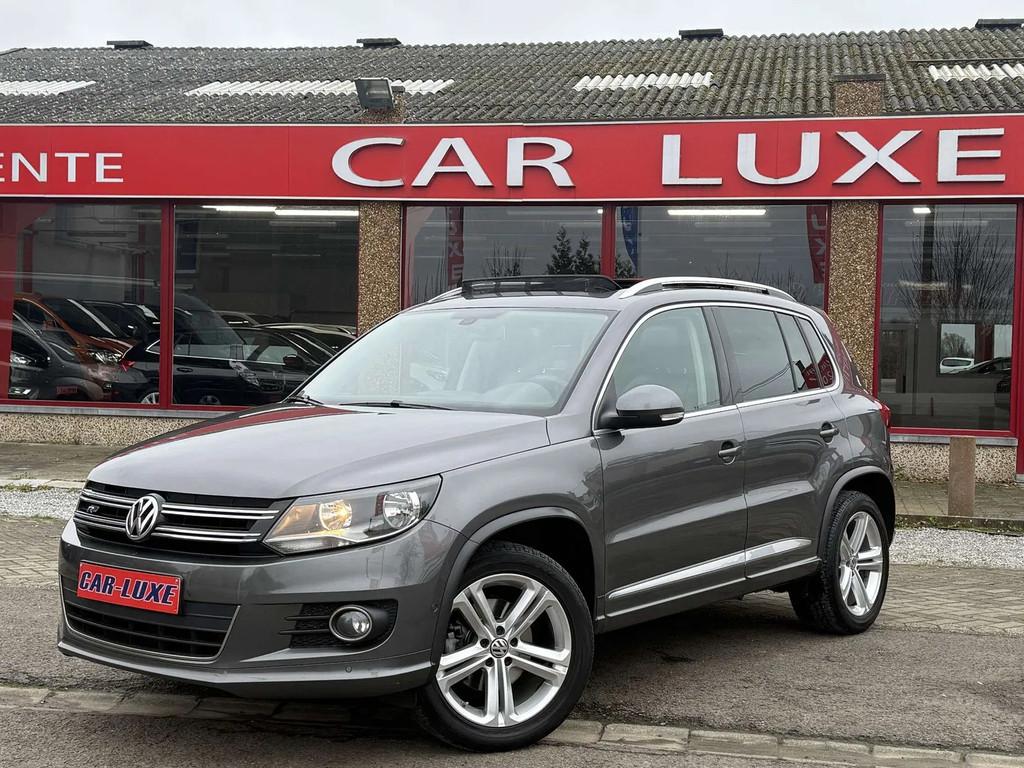 Volkswagen Tiguan 2.O CR TDI 150CV R-LINE 4 MOTION DSG PANO, Autos, Cuir, Argent ou Gris, Achat, Entreprise