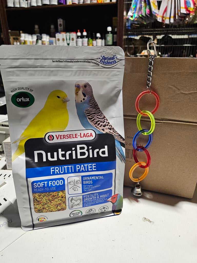 Nutribird Frutti Patee 1kg ( Met ritssluiting ), Dieren en Toebehoren, Ophalen