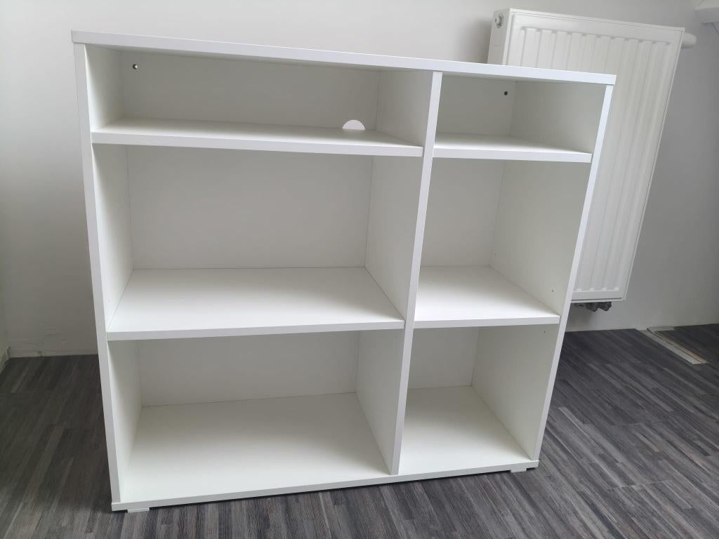 VIHALS stellingkast Ikea wit, Ophalen, Met plank(en), 50 tot 100 cm, Zo goed als nieuw