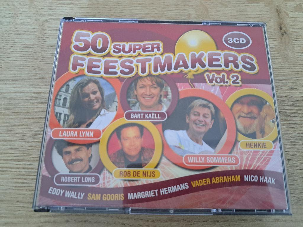 Coffret 3 CD 50 Super Party Makers Vol. 2, Enlèvement ou Envoi, Comme neuf, Chanson réaliste ou Smartlap, Coffret