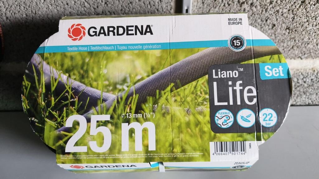 Gardena Liano Life set 25m, Enlèvement ou Envoi