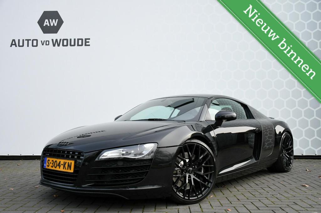 Audi R8 4.2 V8 FSI 420PK Carbon Alcantara Xenon Led Leer V10, Automaat, Gebruikt, Zwart, Leder