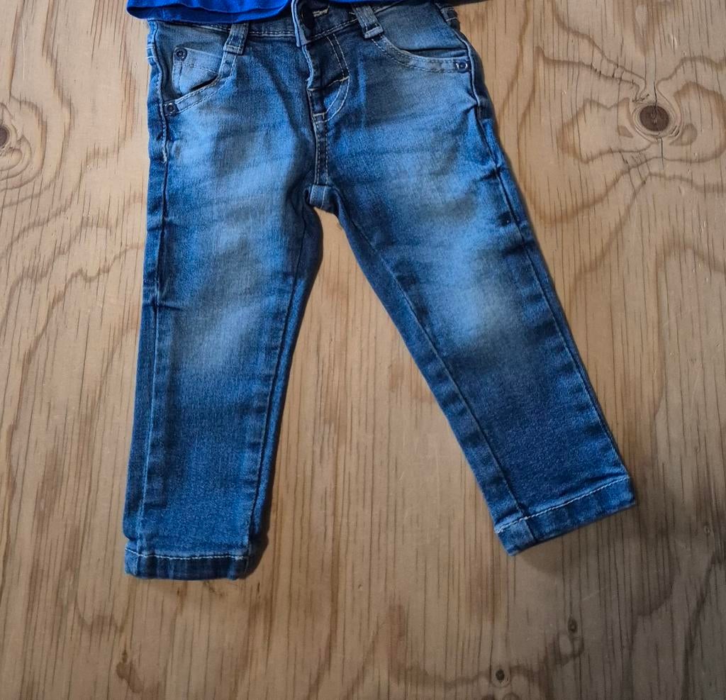Jeans van Hema - Maat 74, Kinderen en Baby's, Babykleding | Maat 74, Broekje, Jongetje of Meisje, Ophalen of Verzenden, Zo goed als nieuw