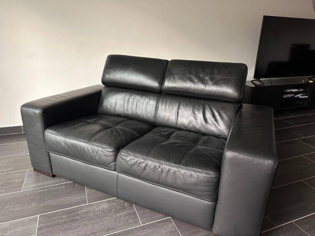 bank, Ophalen, 75 tot 100 cm, Leer, 150 tot 200 cm