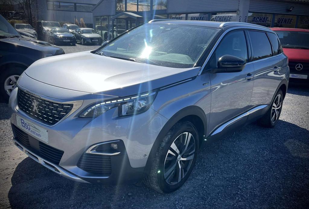 Peugeot 5008 1.6 BlueHDi GT Line*BOITE AUTO*7 PLACES*GPS*CAM, Autos, Peugeot, Entreprise, Achat, ABS, Airbags, Air conditionné