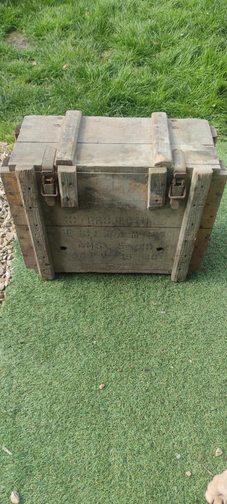 Oude militaire zaak uit 1932, Ophalen, Minder dan 50 cm, Gebruikt, Minder dan 50 cm