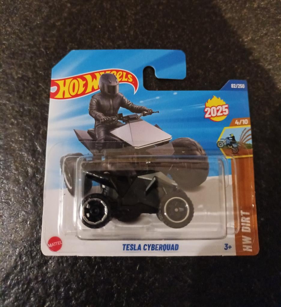 Hot Wheels - Tesla Cyberquad, Hobby & Loisirs créatifs, Envoi, Neuf, Moteur