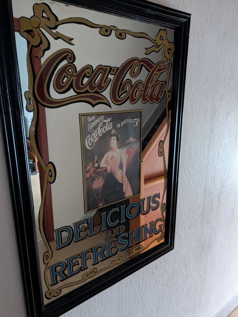 Vintage spiegel Coca Cola, Ophalen