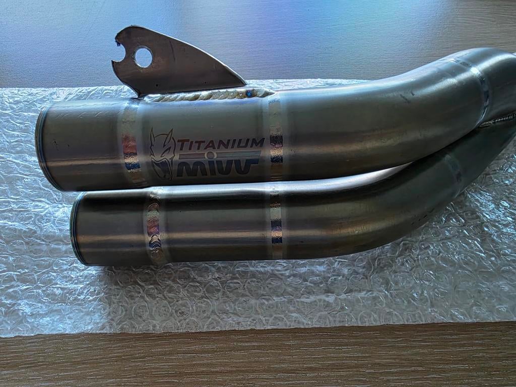 Échappement MIVV Titanium Double Sortie, Autos : Pièces & Accessoires, Systèmes d'échappement, Enlèvement