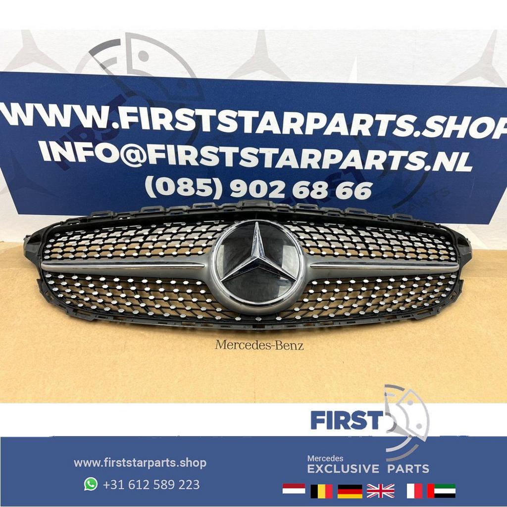 W205 Diamant Gril Mercedes C Klasse 2014-2018 AMG Diamond MB, Auto-onderdelen, Gebruikt, -, Ophalen of Verzenden, -