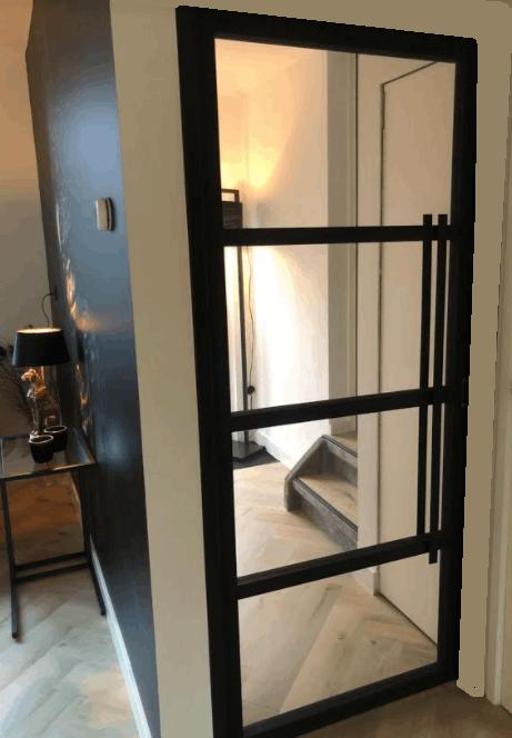 stompe industriele deur op maat gemaakt glas industrieel, -, -, Nieuw, Ophalen of Verzenden