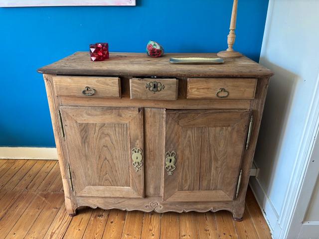 Dressoir van ruw hout, Ophalen, Gebruikt, 100 tot 150 cm, Rustique