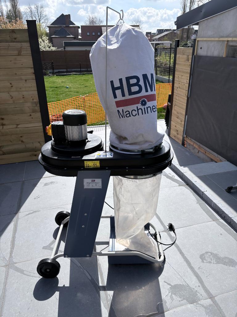 HBM 550 Watt Stofafzuiginstallatie inclusief Slang en Adapt, Bricolage & Construction, Enlèvement, Utilisé