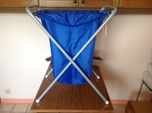 Waszak of linnenzak opvouwbaar blauw nieuw, Ophalen, Nieuw