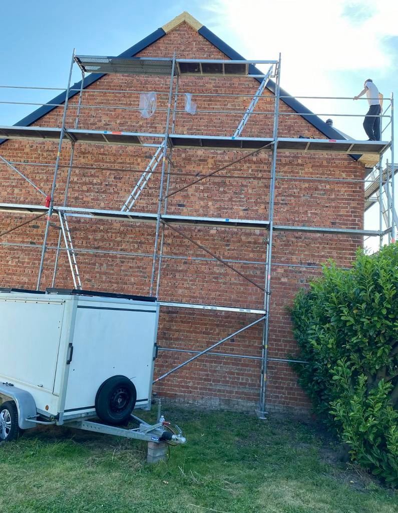 Verhuur Layher Blitz stelling op maat!, Bricolage & Construction, Échafaudages, Comme neuf, Enlèvement