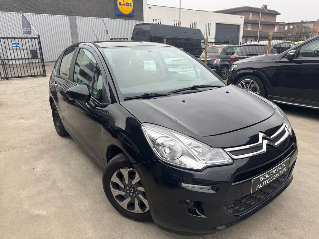 Citroën C3 1.0Benzine 140.xxxkm/Parkeersensor,Garantie, Auto's, Citroën, Voorwielaandrijving, Stof, Zwart, Zwart