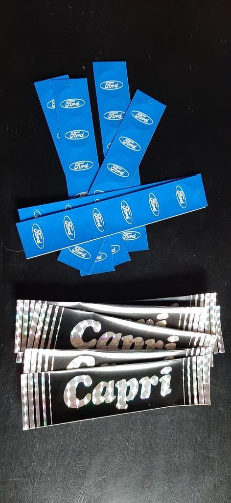 Stikkers Ford ,Capri, Escort, Ophalen of Verzenden, Ford