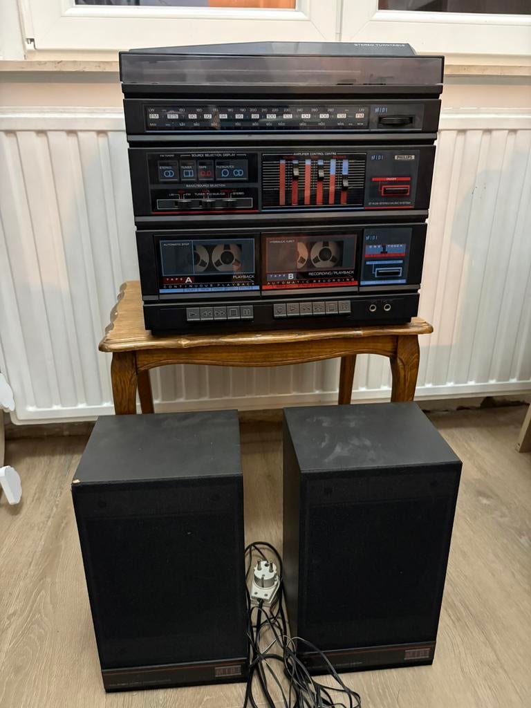 Chaine Hi-fi tourne disque / K7 / radio, Enlèvement, Utilisé