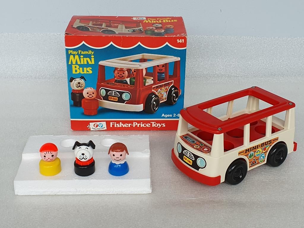 Fisher-Price 141: Mini-bus, Ophalen of Verzenden, Gebruikt, Auto of Voertuig