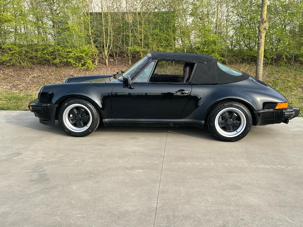 Porsche 911 3.2 Carrera, Auto's, 4 zetels, Achterwielaandrijving, Cabriolet, Zwart