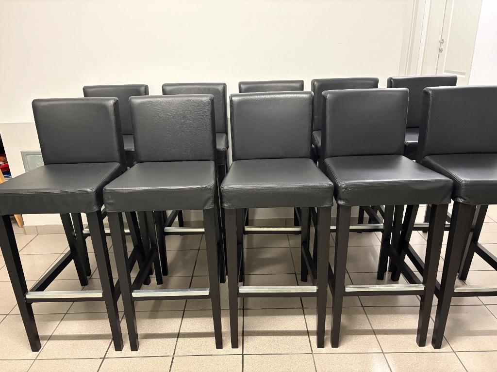 Barkrukken Ikea Henriksdal 10 stuks, Huis en Inrichting, Ophalen, 5 krukken of meer, Met voetsteun, 60 tot 90 cm