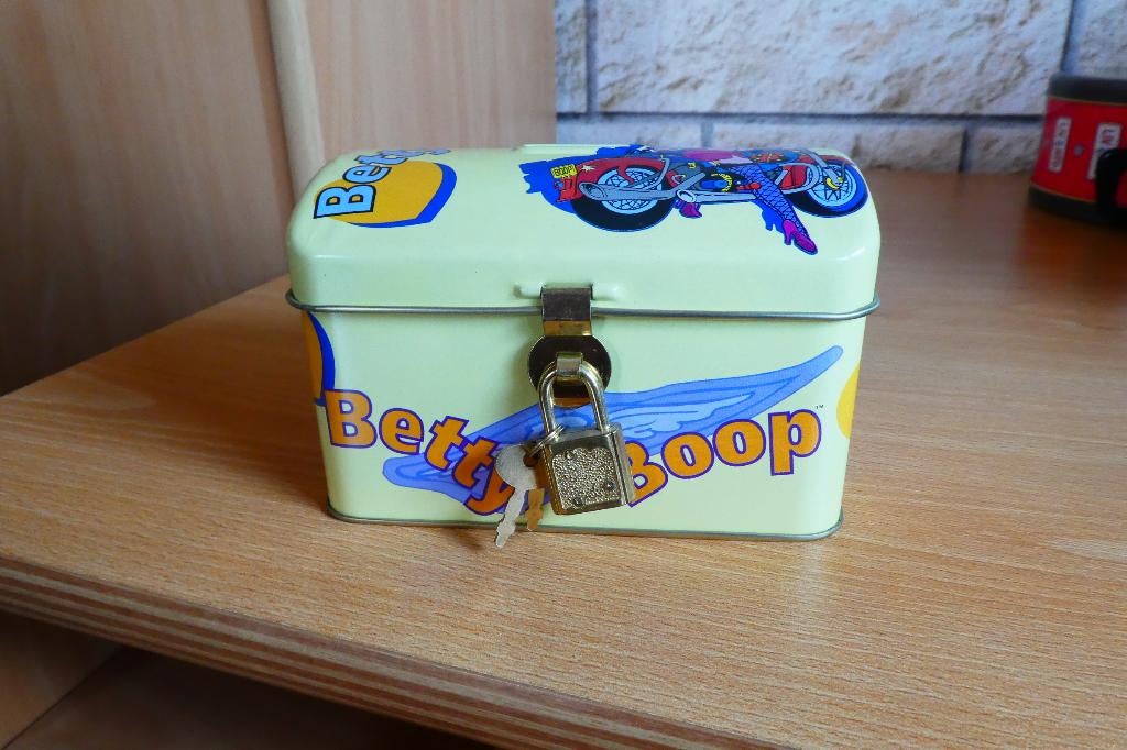 Betty Boop The Tin Box spaarpot Company of America, Verzamelen, Beelden en Beeldjes, Ophalen of Verzenden, Nieuw, Mens