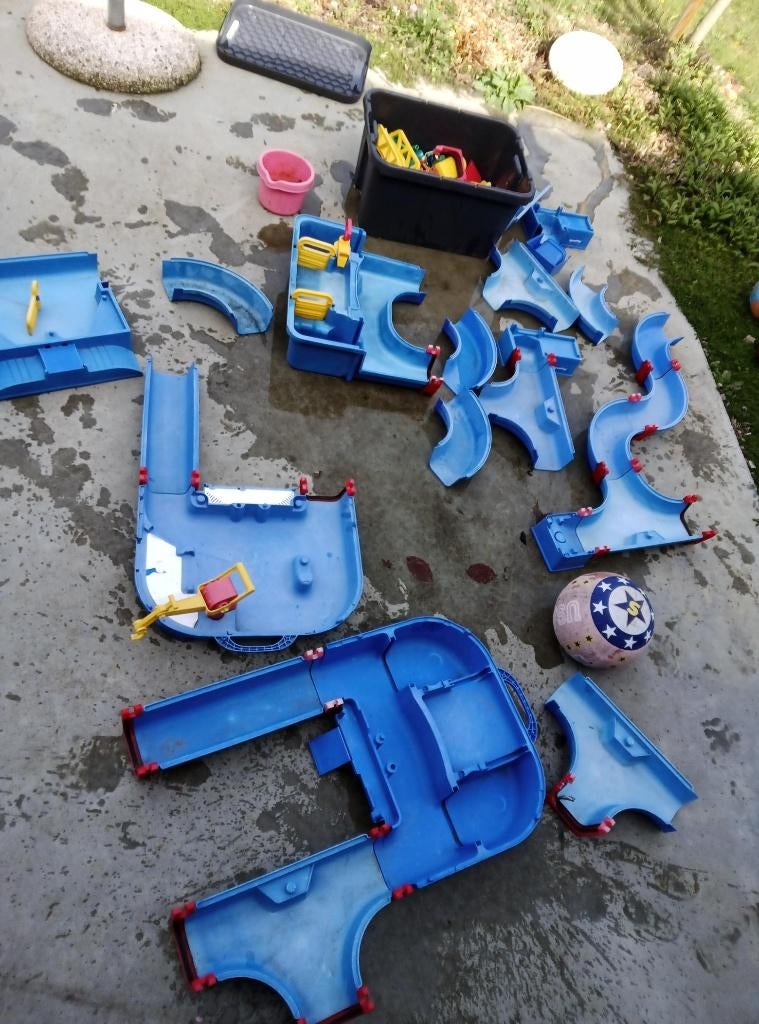 Waterbaan met bootjes, Ophalen, Gebruikt